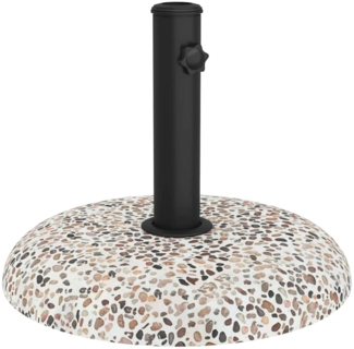 vidaXL Sonnenschirmständer Mehrfarbig Ø 45 x 33 cm Beton 42007317