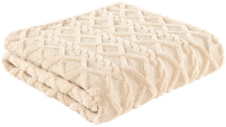 Wohndecke Siera, Kuscheldecke 150x200 cm fürs Wohnzimmer oder Sofa, Delindo Lifestyle