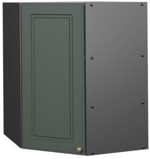 Eckhängeschrank Fame-Line Grün-Gold Landhaus 57 cm Vicco