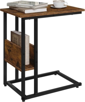 Woltu Beistelltisch (1-St), C-Form Couchtisch, Sofatisch 55 x 36 x 59,5 cm