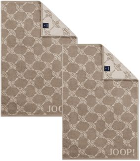 2 Stück Joop! Gästetuch Cornflower 1721-30 sand 30x50
