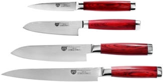 Damast-Messerset 4-tlg.