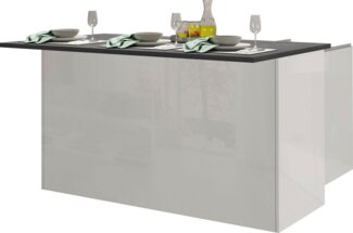 KOCHSTATION Kücheninsel KS-Sole, Kücheninsel, Breite 155 cm, 3 Türen