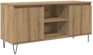 vidaXL TV-Schränk Artisan-Eiche 104 x 35 x 50 cm Holzwerkstoff 881933