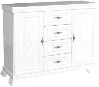 Kommode "Kora" Sideboard 128cm Anrichte andersen pinie rustikal