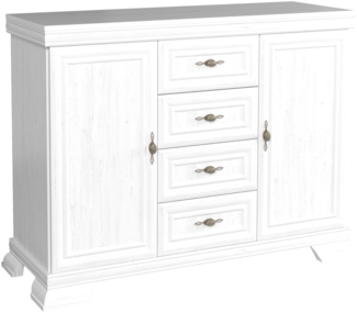 Kommode "Kora" Sideboard 128cm Anrichte andersen pinie rustikal