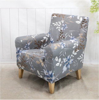 Qelus Sesselhusse Stretch Sofa Überzug Sesselbezug Waschbare Mit Armlehne Wohnzimmer, Elastisch Sessel überzug