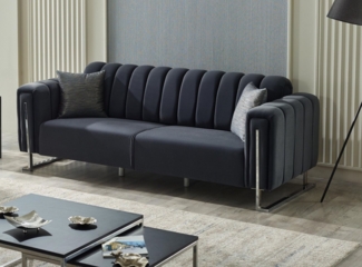 Villa Möbel Sofa Himalaya, 1 Stk. 2-Sitzer, Hand Made Quality, pflegeleichter Mikrofasersamtstoff