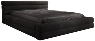 Luxusbetten24 Polsterbett Designer Polsterbett Velana in Samt, mit Stauraum