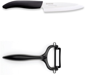 Kyocera Keramikmesser FK-110-WH & Keramikschäler- Sparset