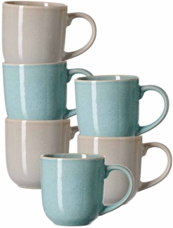 Ritzenhoff & Breker Matilda Henkelbecher 400 ml 6er Set ocean