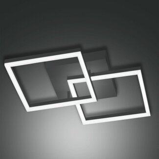 FABAS LUCE No. 3394-22-282 LED Deckenleuchte Bard 45x45 anthrazit dimmbar