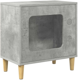 vidaXL Katzenhaus Beton 51 x 30 x 52 cm Holzwerkstoff 8000656