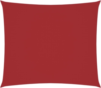 vidaXL Sonnensegel Oxford-Gewebe Rechteckig 2,5x3 m Rot 135645