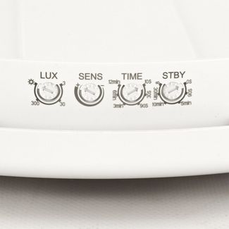 Licht-Erlebnisse Außen-Deckenleuchte TALIA, LED, Neutralweiß, LED mit Bewegungsmelder IP65 rund D: 26,5 cm Weiß neutralweiß 4000 K