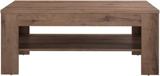 Couchtisch >SAVONA< mit Ablageboden, in Schlammeiche - 110x45,5x60cm (BxHxT)