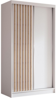 Beautysofa Kleiderschrank HELIOS II Breite: 120 oder 240cm, mit Lamellen, viele Farbvarianten