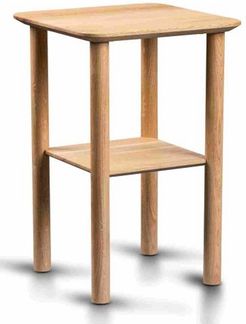 Beistelltisch >Dill 2< in Wildeiche , Massivholz - 40x60x40cm (BxHxT)