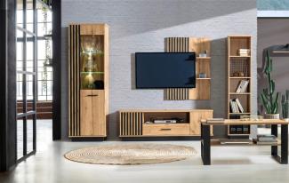 XL Küchenhängeschrank Rimini 80x96cm Glaseinsatz matt Farbe wählbar RI-W4S/80