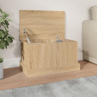 Truhe Sonoma-Eiche 50x30x28 cm Holzwerkstoff (Farbe: Braun)