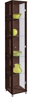 fif möbel Vitrine OPTIMA Standvitrine/Glasvitrine 1x Glastür,perfekt für Sammler,Sammlervitrine