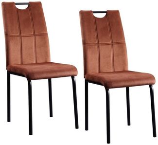 HTI-Living Esszimmerstuhl Stuhl Denton Velvet 2er-Set (Set, 2 St), Esszimmerstuhl Samt