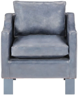 vidaXL Sessel Grau Echtleder [286957]