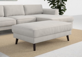 TRENDMANUFAKTUR Polsterhocker Lumber Jack (1 St), in moderner Optik, mit extra hohen Füßen