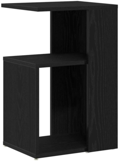 vidaXL Beistelltisch Schwarz Eichen-Optik 36 x 30 x 56 cm 862630