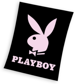 Wohndecke Playboy Fleecedecke Kuscheldecke 150x200 cm, PLAYBOY