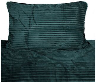 COFI 1453 Bettwäsche Plüsch Bettwäsche in Cord-Optik Wendebettwäsche mit Reißverschluss