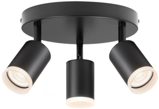 Zedelmaier Deckenstrahler Deckenspots Deckenleuchte max. 7W, GU10, für Wohnzimmer Flur, 350° Schwenkbar, ohne Leuchtmittel