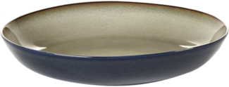 SERAX Teller tief L Misty Grey / Dark Blue, ø: 235 mm