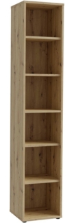 FORTE Aktenregal Goldsboro, mit 6 offenen Fächern, unterschiedliche Breiten, Höhe 226,5 cm