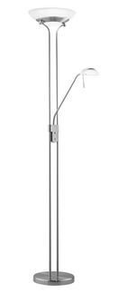 LED-Fluter Even II / FL55224E, Glas, Metall, Weiß, 33 x 180 x 33 cm