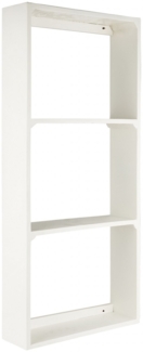 Ib Laursen - Wandregal Regal 3 Fächer Holz 40x90cm Unika Vintage Weiß 21026-11