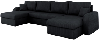Ecksofa Kristofer U Cord (Farbe: Poso 135)