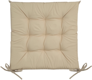 Wasserdichtes Stuhlkissen Outdoor GARTEN 01 40x40x5 beige