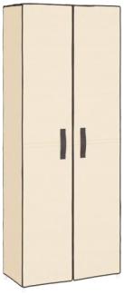 vidaXL Schuhschrank Creme 60x30x166 cm Stoff 337260