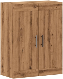 vidaXL Wandschrank Artisan-Eiche 69,5x34x90 cm Holzwerkstoff 857313