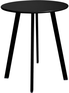 Fokebel Outdoor Beistelltisch Metall Stahl Schwarz 40cm Durchmesser