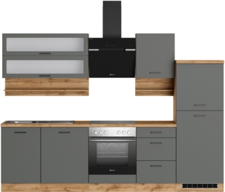 KOCHSTATION Küchenzeile Betty, Breite 280 cm, mit E-Geräten von Bauknecht