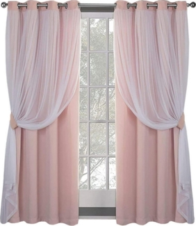 Kaket Vorhang Doppelschichtige Vorhänge, Regenbogen-Verdunkelungsvorhänge, wärmeisolierende Verdunkelungsvorhänge, ein Stück