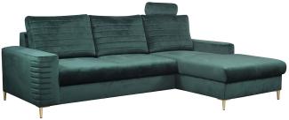 Ecksofa Beleri (Farbe: Velluto 27, Seite: Rechts)