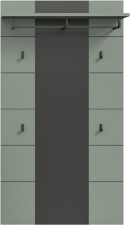 INOSIGN Garderobenpaneel REHAT, TOPSELLER!, Höhe 145 cm, Hutablage, 4 Haken, Garderobenstange (1 St, in verschiedenen Farben erhältlich), Paneel, Wandboard, Garderobe, Garderobenleiste, Garderobenboard