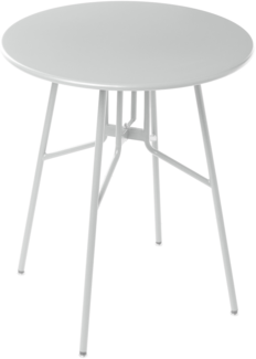 Outdoor Bistrotisch TALTAL 64 cm 64 cm Metall Grau
