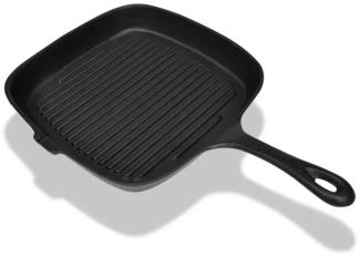 vidaXL Grillpfanne Gusseisen 24 x 23 cm