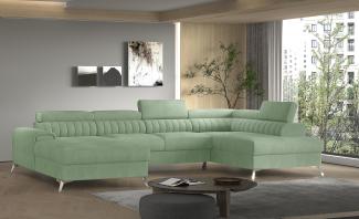 Wohnideebilder Lacante Grün Ecksofas & Eckcouches CO-LAC-RT-100PO