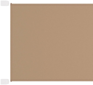 vidaXL Senkrechtmarkise Taupe 100x1000 cm Oxford-Gewebe 148407
