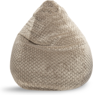 Sitzsack 80x130 cm Taupe